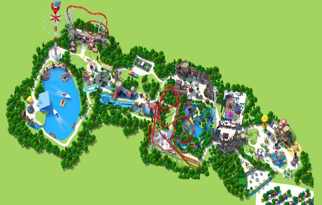plan Holiday park et attractions