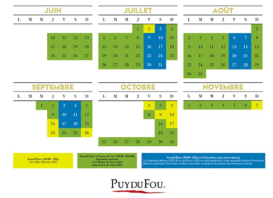 Puy Du Fou 2021 Calendrier Promos Billets Acces Spectacles Videos Et Sejours