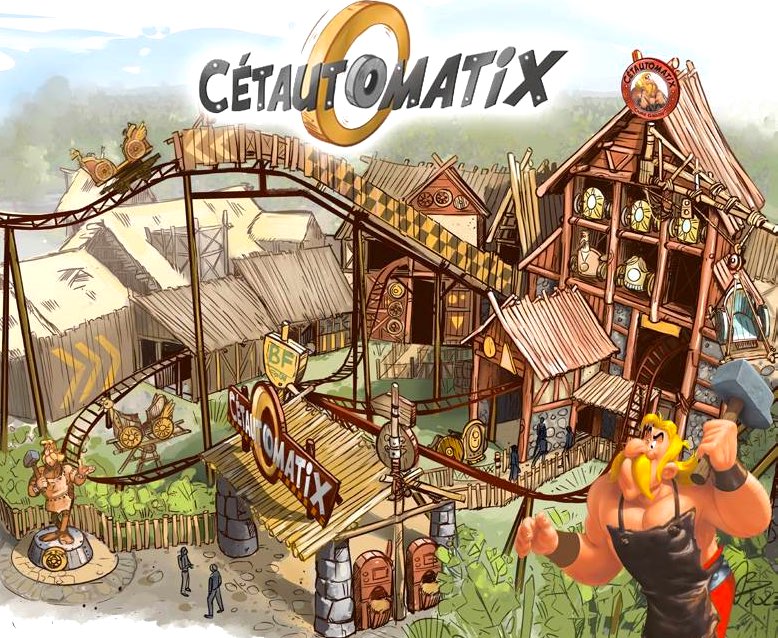 nouveau grand-huit montagne russe parc asterix 2025 cétautomatix 