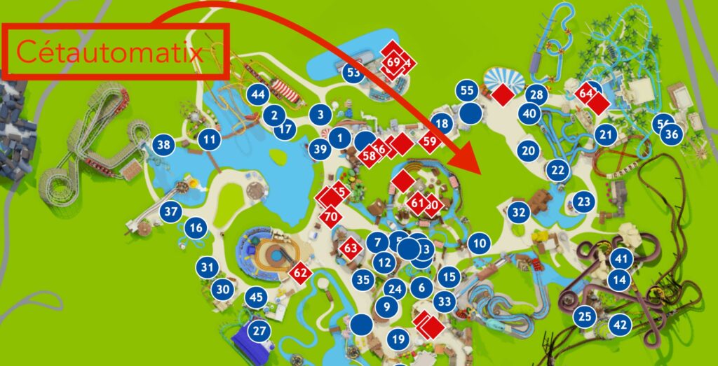 ou sera cetautomatix nouveauté 2025 Parc Astérix