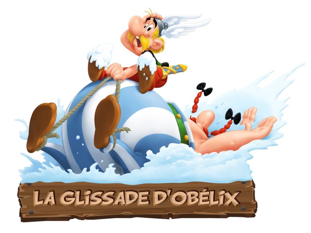 La Glissade d'Obélix pour noel au Parc Astérix : nouvelle attraction