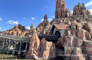 liste attractions fermées Disneyland Paris : Big Thunder Mountain